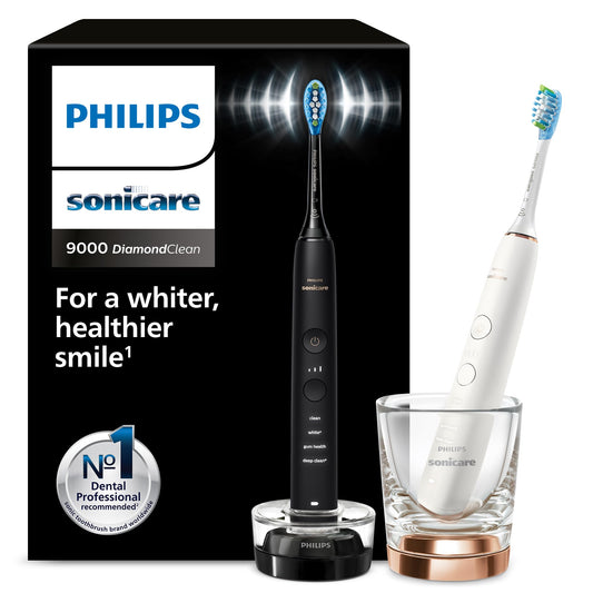 Philips Sonicare 'DiamondClean 9000' Elektrische Zahnbürste mit App (2er-Pack)