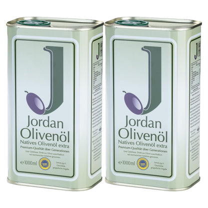 Jordan Natives Olivenöl (2x 1 Liter Kanister) von der griechischen Insel Lesbos
