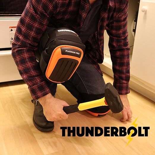 THUNDERBOLT Professioneller Knieschutz mit komfortablem Gelkissen 3