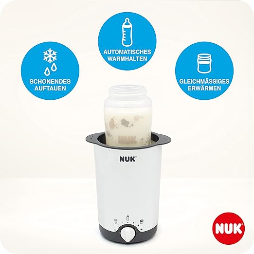 NUK Thermo 3-in-1 Babyflaschenwärmer | Korb zum einfachen Herausnehmen