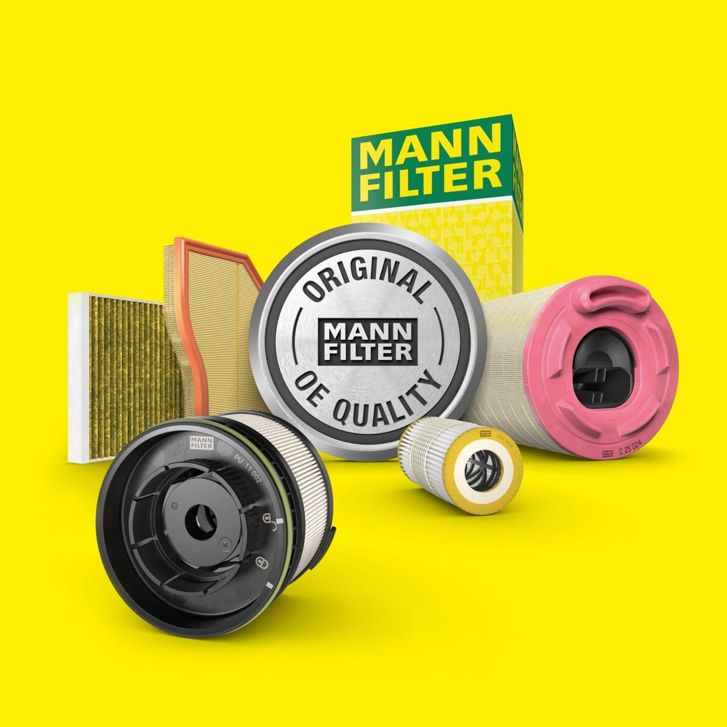 MANN-FILTER Premium Luftfilter (C 35 154) für Pkw + Transporter