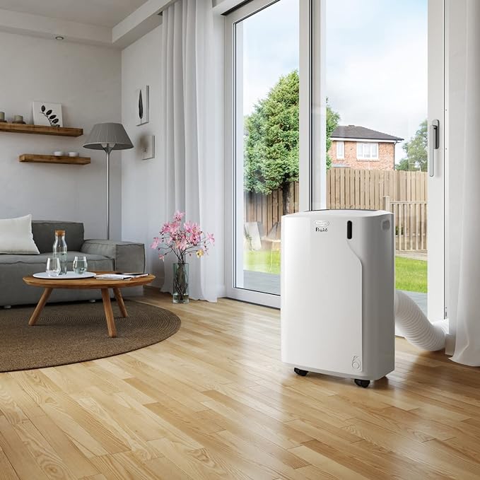 De'Longhi Pinguino PAC EM82 | Mobile Klimaanlage für Räume bis zu 80m³, 9.400 BTU, 2,4kW 2