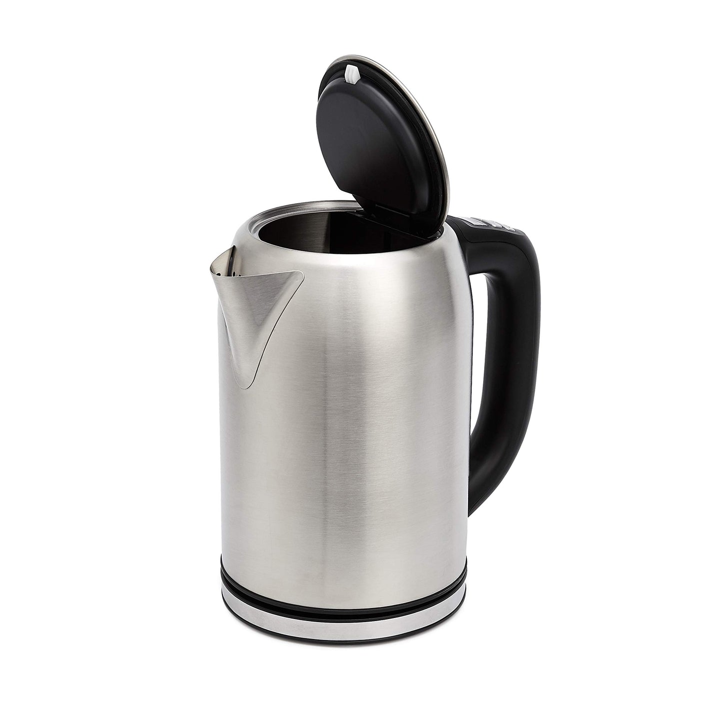 Amazon Basics Edelstahlwasserkocher (1,7L) mit Digitalanzeige und Warmhaltefunktion