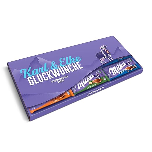 Milka: Personalisierter Riesen-Schokoladentafel | XL Mega mit 9 Schokoladentafeln (900g) 3