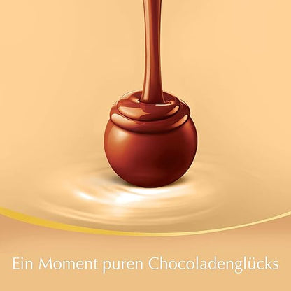 Lindt Schokolade LINDOR Kugeln Mischung | 2kg Beutel: Vollmilch, Weiß, Dark 60%, Haselnuss 3