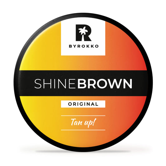 BYROKKO Shine Brown Bräunungsbeschleuniger-Sonnencreme (210ml) mit natürlichen Inhaltsstoffen