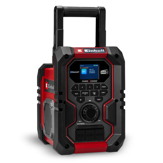 Einhell Akku-Baustellenradio (TE-CR 18) Li DAB+/FM/BT - Solo Power X-Change ohne Akku