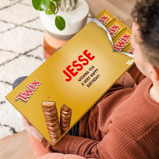 Twix: Personalisierter Schokoriegel | 16 Stück je 50g (900g)5