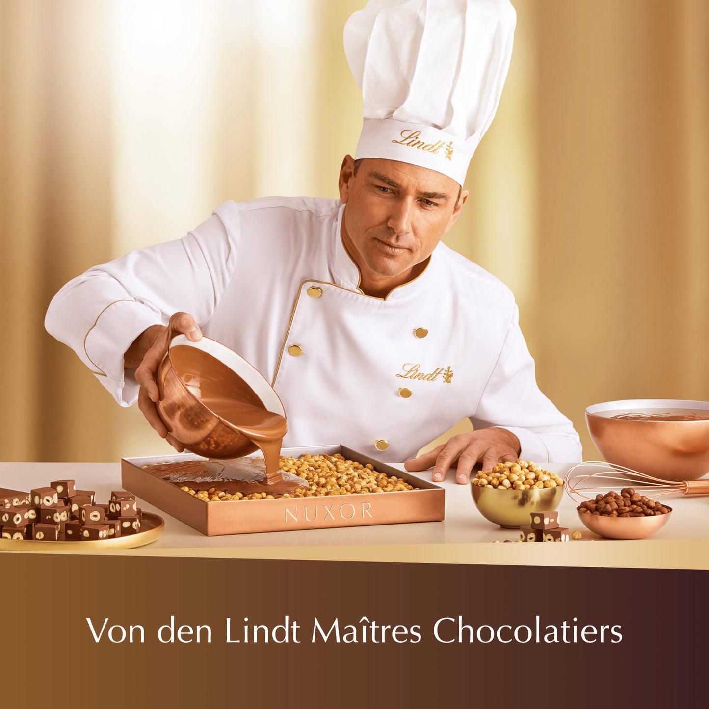 Lindt NUXOR Beutel Mischung Promotion Edition (103g): Cremige Gianduja Schokolade | Geschenkidee