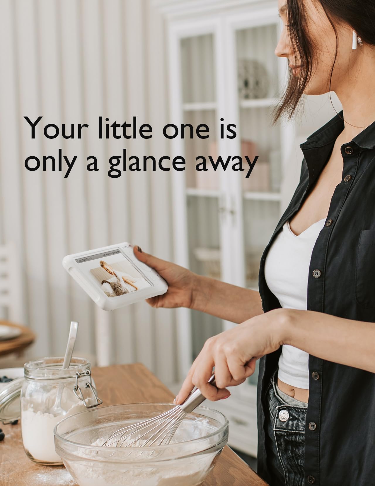 Momcozy BM01 Video-Babyphone: 5-Zoll-HD-Display, 360°-Sicht, Nachtsicht & Zwei-Wege-Kommunikation