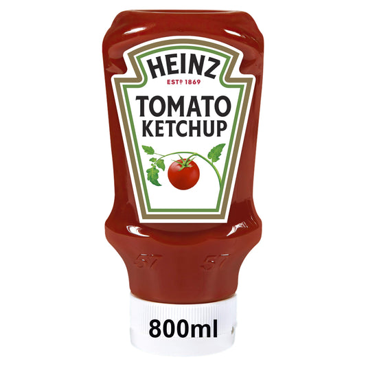 HEINZ Tomato Ketchup (800ml): Kopfsteherflasche mit Flip-Cap