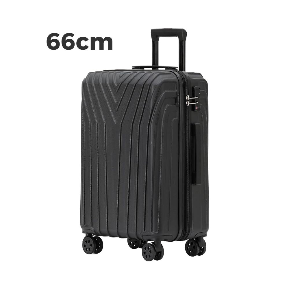 BEIBYE 3er Kofferset | Hartschalenkoffer mit TSA Schloß, Zwillingsrollen (66cm)