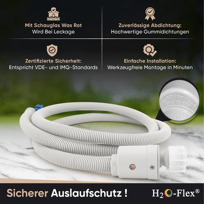 Aquastop Sicherheitszulaufschlauch für Waschmaschine und Geschirrspüler (2m)