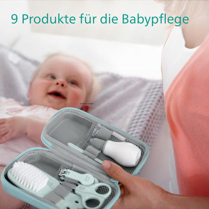 Philips Avent Babypflege Starter-Set mit 9 Zubehörteilen inkl. Nasensauger und Fingerzahnbürste