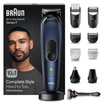 BRAUN (MGK7410) All-In-One Bartpflege Bodygroomer-Set mit Nasenhaartrimmer: Wasserdicht