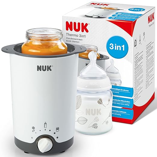 NUK Thermo 3-in-1 Babyflaschenwärmer | Korb zum einfachen Herausnehmen