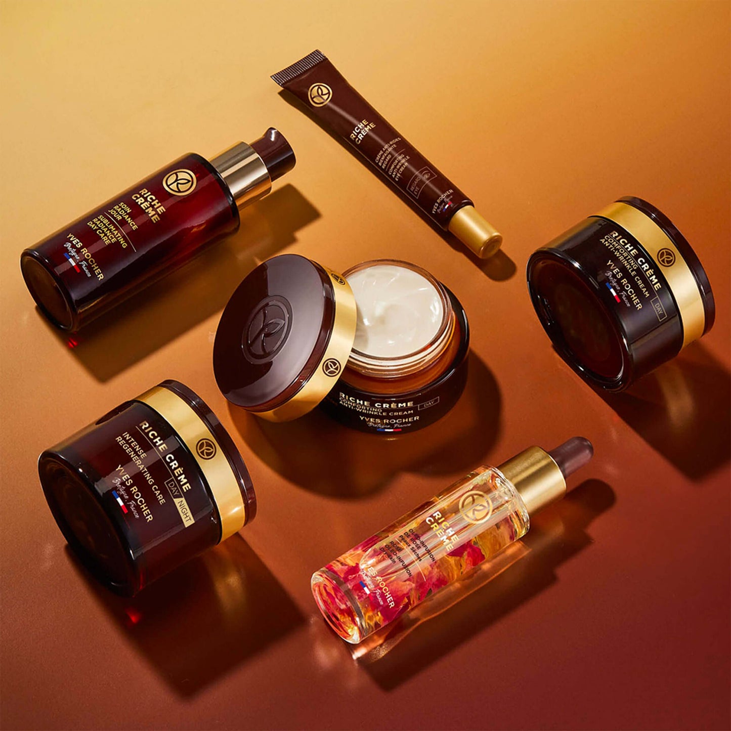 Yves Rocher RICHE CRÉME Anti-Aging Gesichtscreme für Tag & Nacht (75ml)