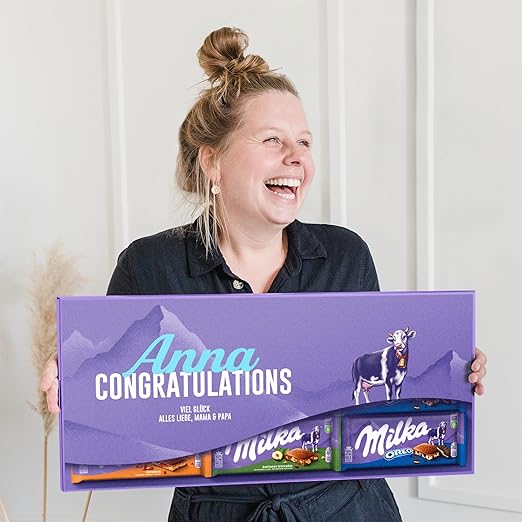 Milka: Personalisierter Riesen-Schokoladentafel | XL Mega mit 9 Schokoladentafeln (900g) 2