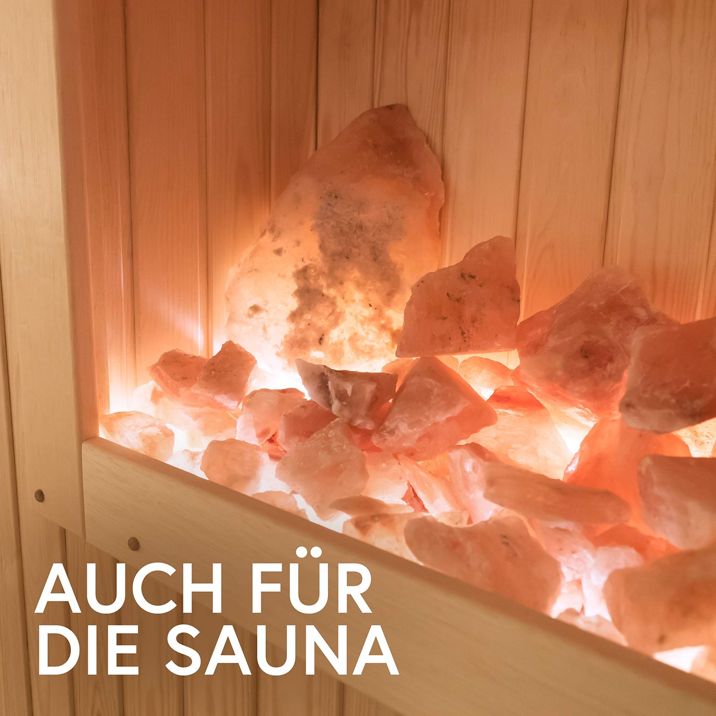 Natürliches Bergkristall-Saunasalz (2kg) aus Pakistan für Sauna & Wellness