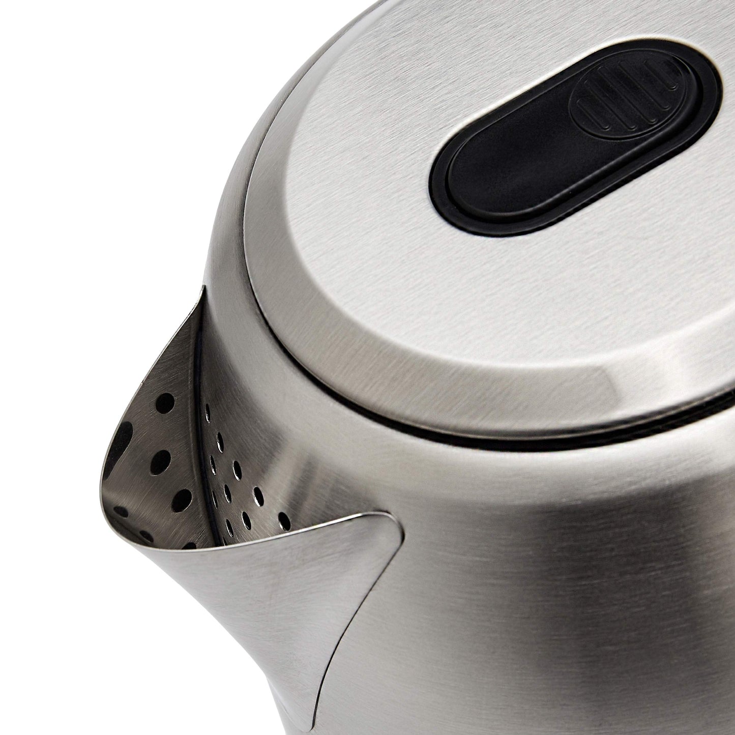 Amazon Basics Edelstahlwasserkocher (1,7L) mit Digitalanzeige und Warmhaltefunktion