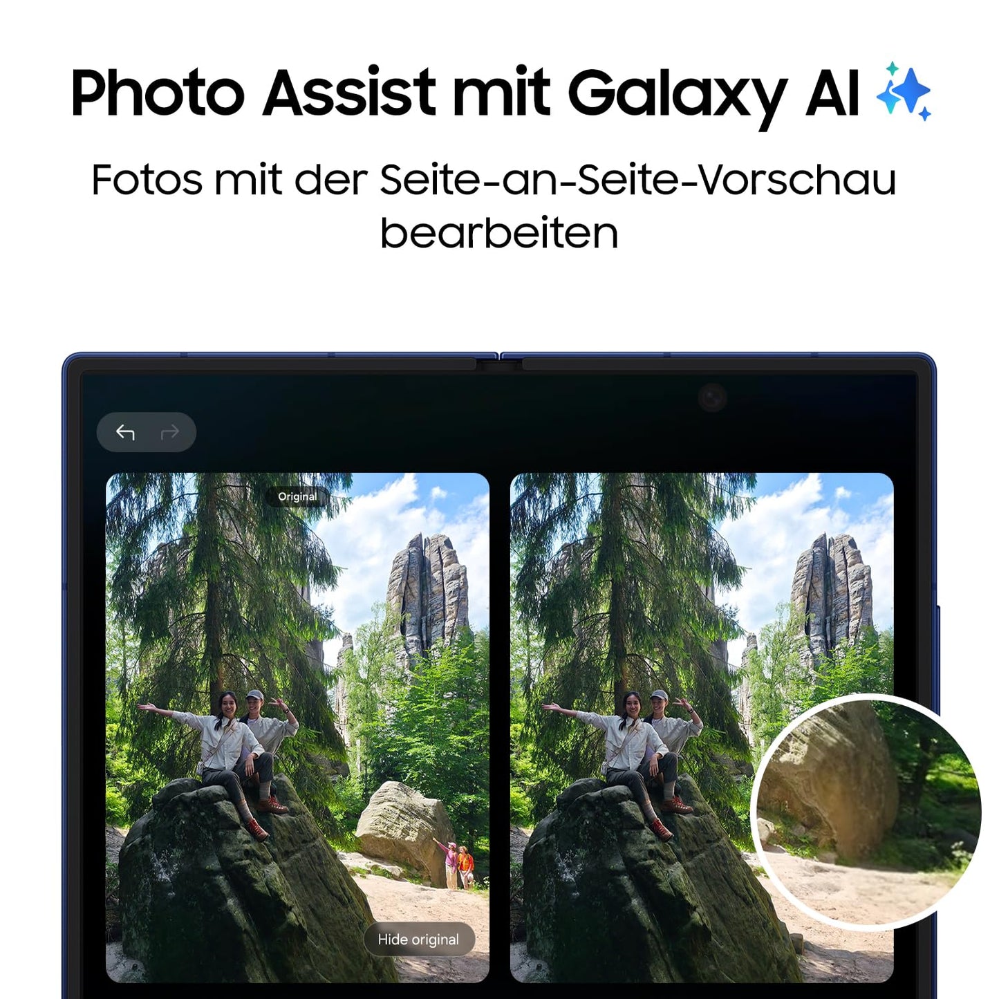 Samsung Galaxy Z Fold7 AI Smartphone mit Galaxy AI, KI-Handy mit Android, Faltbares Design, Großes Display für Multitasking, 200-MP-Kamera, 512 GB, 12 GB RAM, Silver Shadow, 3 Jahre Herstellergarantie