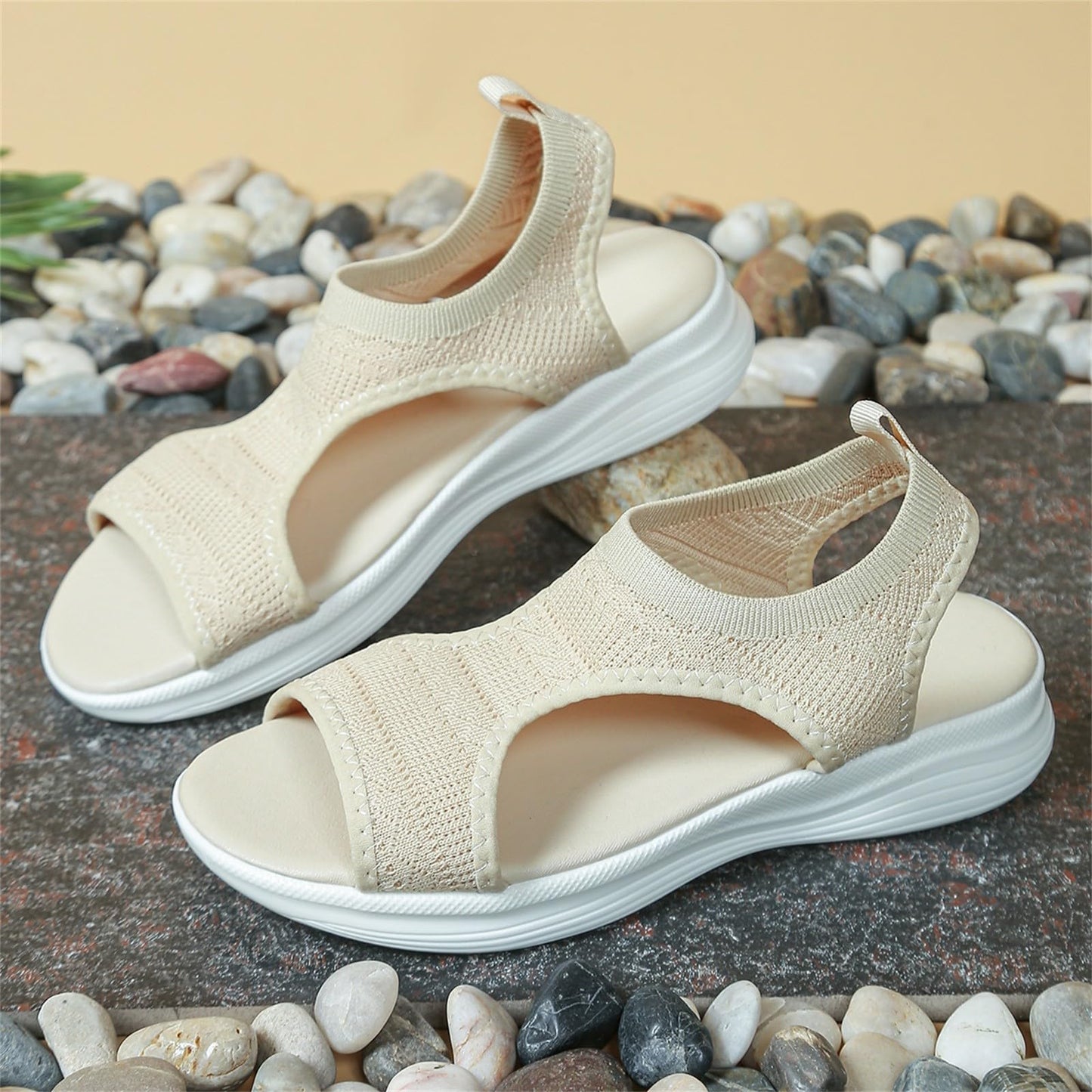 Waschbare Slingback Orthopädische Netz-Sandalen für Damen | Sommerschuhe