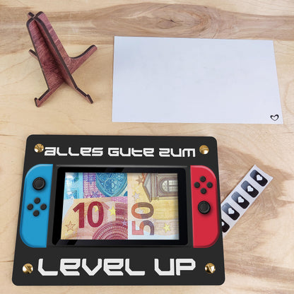 Gaming Room Decoration - XL Wooden Money Gift Including Stand | Gaming Decoration, Gamer Decoration, Boy Gift, Gifts for Men, Gaming, Gaming Gift Ideas, Gamer Gift, Money Card