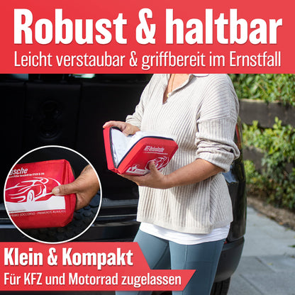 HELDENWERK KFZ-Verbandstasche (Norm 2025): Erste Hilfe-Set, StVO konform
