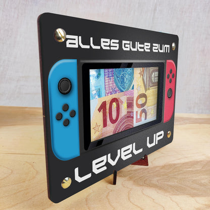 Gaming Room Decoration - XL Wooden Money Gift Including Stand | Gaming Decoration, Gamer Decoration, Boy Gift, Gifts for Men, Gaming, Gaming Gift Ideas, Gamer Gift, Money Card
