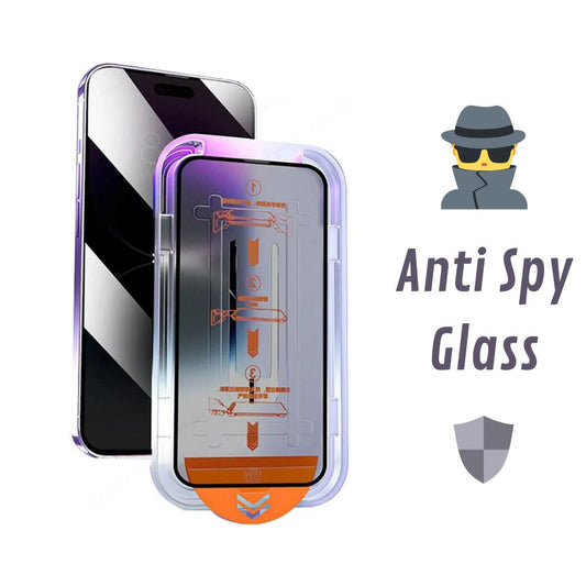 Premium 8K Display Schutzfolie für iPhone 15/14/13 Pro Max, Plus | Anti Spy - staubfreie Installation