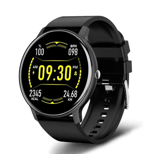 LIGE Smartwatch: Touchscreen-Display, IP67, Bluetooth für Android & iOS (Schwarz)
