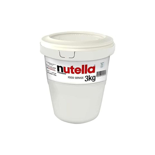 Nutella Haselnuss Creme von Ferrero im 3kg Eimer | Brotaufstrich