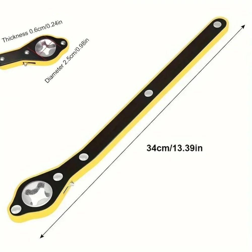 Auto-Ratschen-Schlüssel für Wagenheber | Kraftsparender Kreuzschlüssel