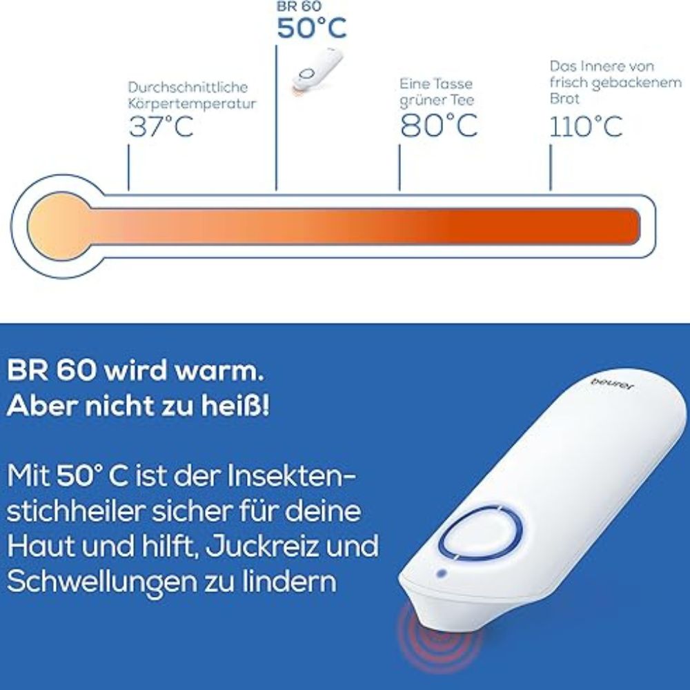 Beurer BR 60 Insektenstichheiler | lindert Juckreiz und Schwellungen (1er Pack) 