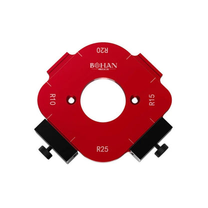 4-in-1 Frässchablone: R10-R50 Eckenradius | Winkel-Positionierungswerkzeug für Holzarbeiten 1