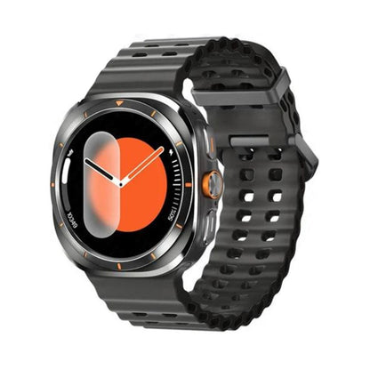 W7 Ultra GPS-Kompass AMOLED Smartwatch | Outdoor Sport, BT-Anruf, IP68 (Schwarz)