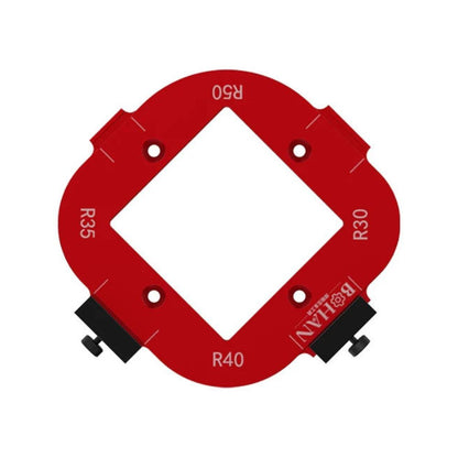 4-in-1 Frässchablone: R10-R50 Eckenradius | Winkel-Positionierungswerkzeug für Holzarbeiten 2