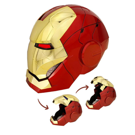 MK5 Iron Man Helm (1:1) | Sprachsteuerung, leuchtende Augen, elektrisches Cosplay