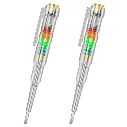 LED-Spannungsprüfer Stift: Einfach & Sturzfest | Elektrischer Phasenprüfer Schlitz1
