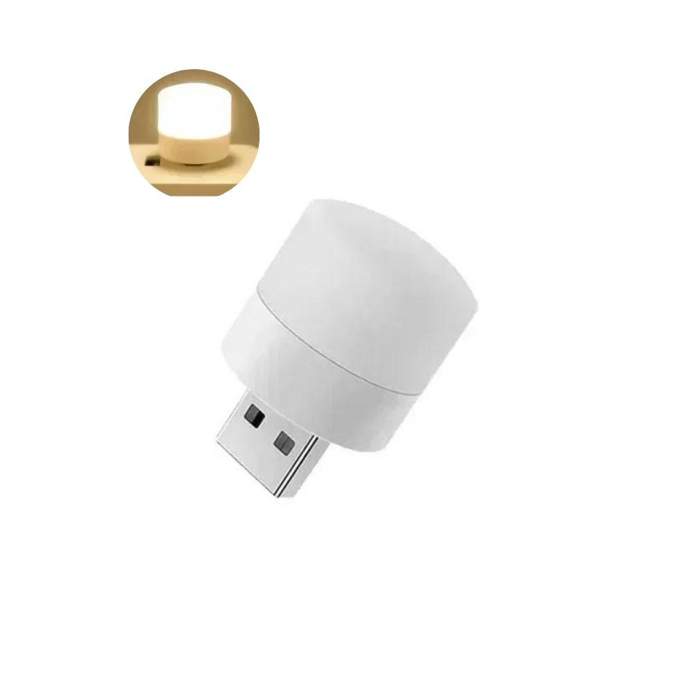 Mini USB LED-Lampen | Atmosphäre Licht mit Stecker: Kompakt, Ideal für Schlafzimmer (Warmweiß)