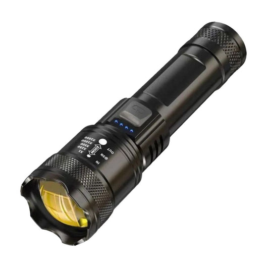 XHP50 LED-Taschenlampe | 4 Kern mit Zoom, USB-Ladefunktion