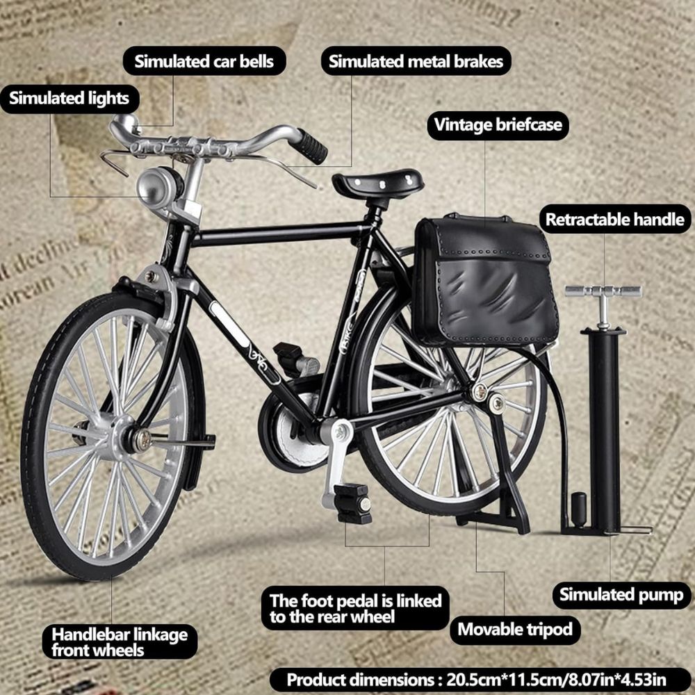 DIY Retro-Fahrradmodell Zusammenbauversion aus Metalllegierung | Mini-Bike1