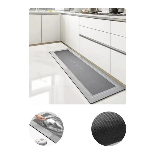 Non-Slip Kitchen Floor Mat | Oil-Repellent, Dirt-Resistant, Absorbent, Easy to Clean