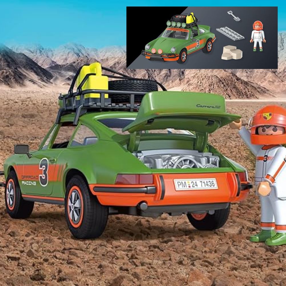 PLAYMOBIL Porsche 911 Carrera RS 2.7 Offroad für Kinder ab 5 Jahren 2