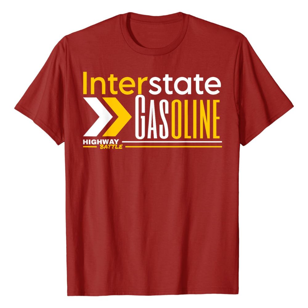 Interstate Gasoline - Highway Battle | Premium T-Shirt 1