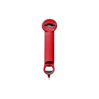 Multifunktionaler Schraubdeckelöffner für Dosen, Gläser und Flaschen | Verstellbar (Rot)