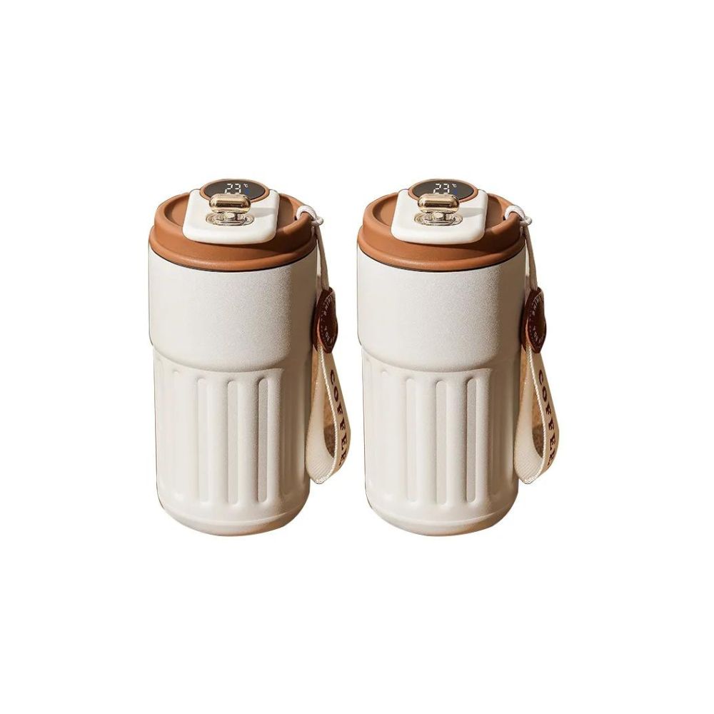 Intelligente Thermosflasche | Digitales LED-Temperatur-Kaffeetasse: Edelstahlbecher