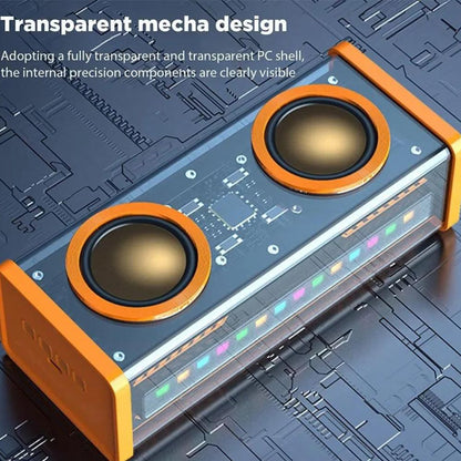 Mecha Music Lautsprecher mit Bluetooth 5.0 | für kabellosen Stereo-Klang