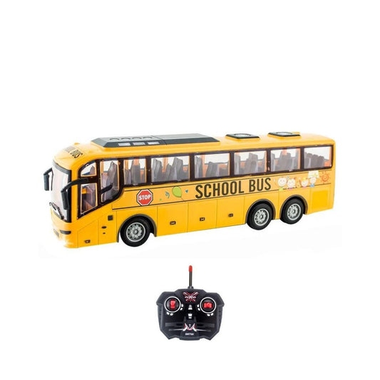 Elektrisches ferngesteuertes Wireless Tourbus (1:30) Modell mit Lichtern (Gelb-School Bus)