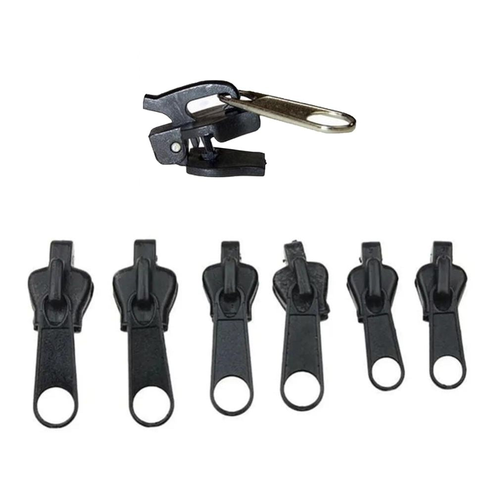 6x Metall-Reißverschluss-Zipper als universelle Reparaturset